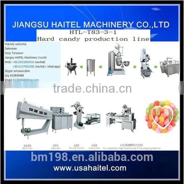 Best Type of Automatic Round Hard Candy Production Line