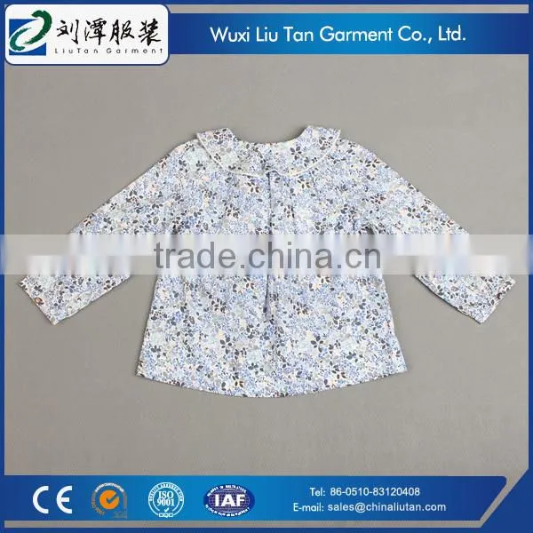 Flower Printing Raglan Kids Safety High Visibility Shirt photo-4