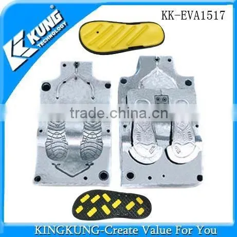 Single Color Man EVA Injected Shoes Sole Mould 1 Mould 1 Pair photo-2