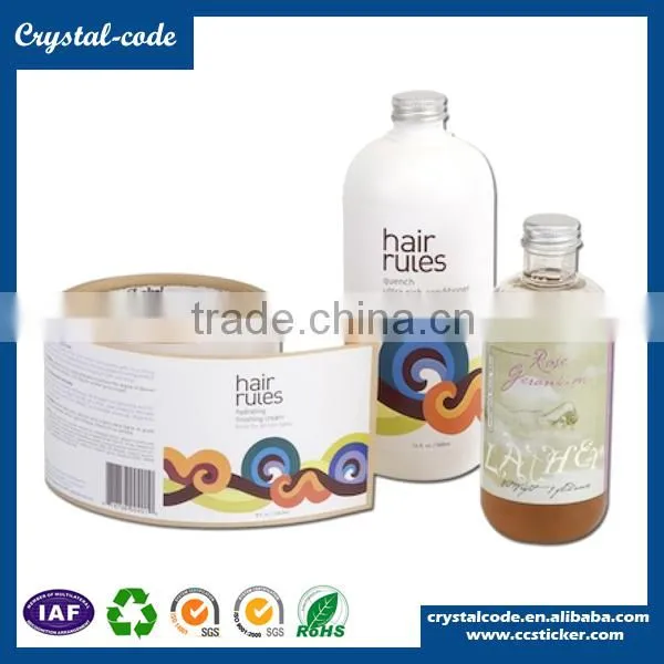 Product Sticker Home Care Self Adhesive Shampoo Label photo-2