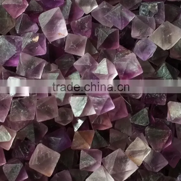 Purple Fluorite Crystal Polyhedron Tumble photo-2
