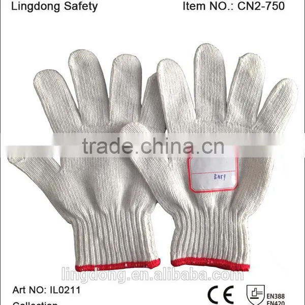 Cheap White Cotton Hand Glove photo-4
