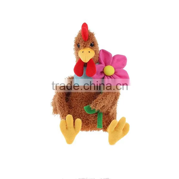 Custom Cute Stuffed Plush Farm Animal Chicken Toys For Kids photo-2
