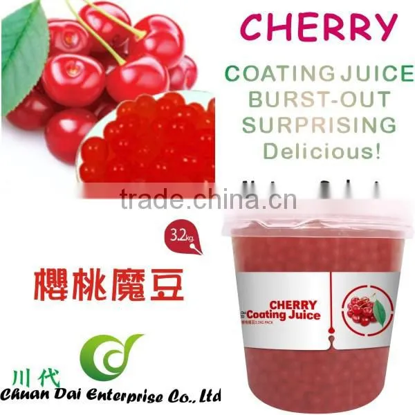 Taiwan Bubble Tea Cherry Coating Juice Boba