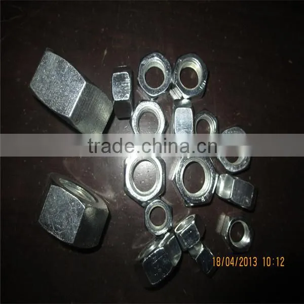 Galvanized Hex Nut DIN GB Standard Made In China