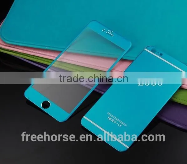 3D Full Cover Titanium Alloy Color Tempered Glass Screen Protector For IPhone 6 6plus photo-6