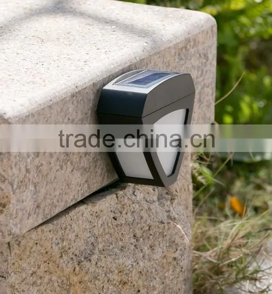 2 LED Solar Wall Light Wall Mounted Outdoor Solar Lights photo-3