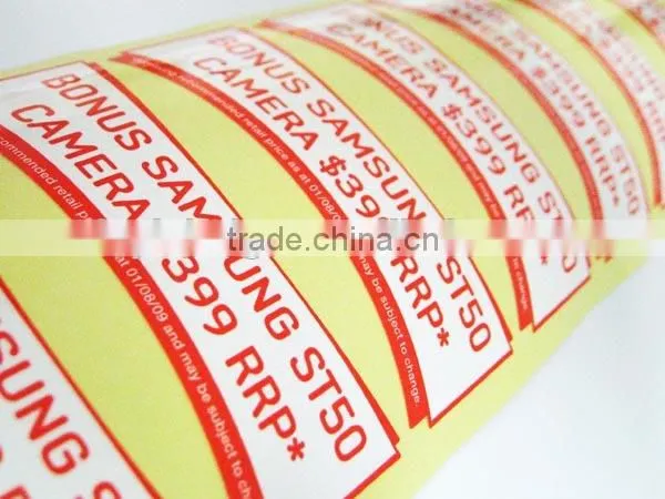 Bulk Printed Adhesive Paper Stickers Sheet photo-3