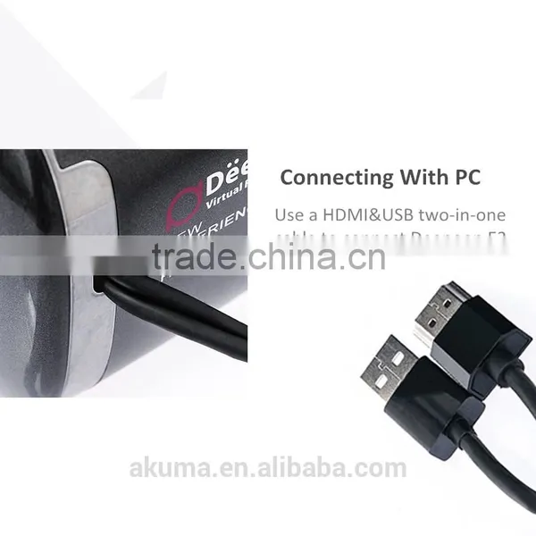 Fashionable Virtual Reality Viewer 9D VR Goggles Deepoon E2 photo-5