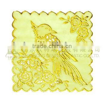PVC DOILY-LX-2312A Table Mat 12X12CM photo-2