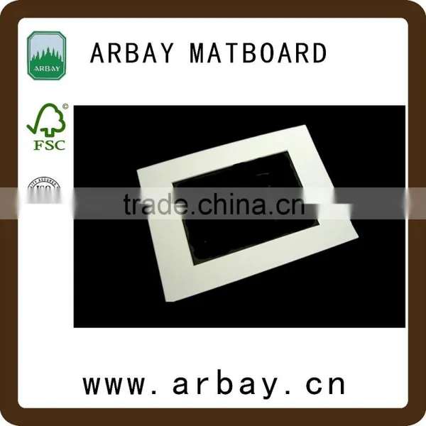 Best Quality Decorative Uncut and Precut Paper Matboard for Photo Frame Passepartout Frame photo-2