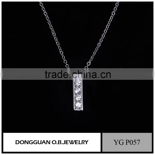 Fashion Wholesale Sterling Silver Heart Necklace/crystal Zircon Pendant Necklace photo-4