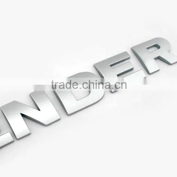 Custom Car Emblem Badges, Plastic Abs Car Sticker, Chrome Letters Car Emblem photo-3