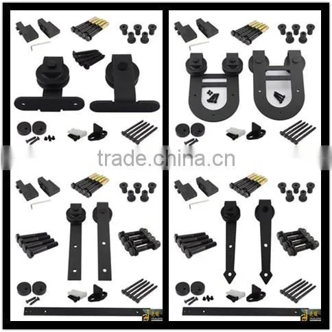 Top Quality Steel Material Sliding Barn Door Hardware for Wooden Door photo-6