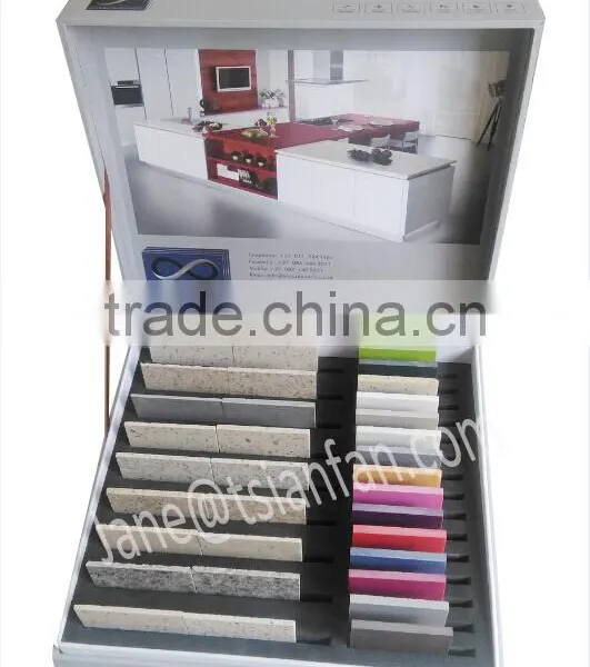 PX065 Tsianfan Quartz Stone Sample Suitcase / Stone Display Case - photo-2