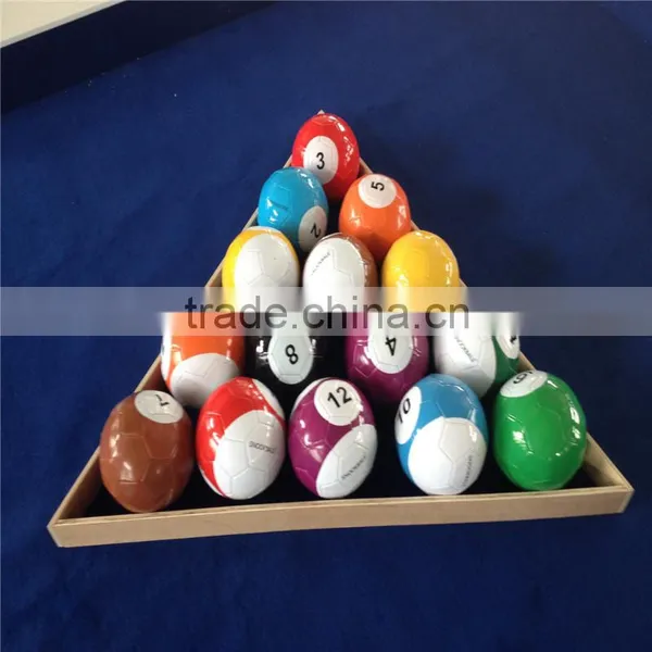 Good Quality Machine Stitched Size 5 PVC Snookball/Billiard Soccer Balls photo-5