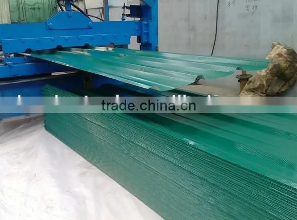 Bush Green Corrugated Roofing Sheet Exported to Nigeria