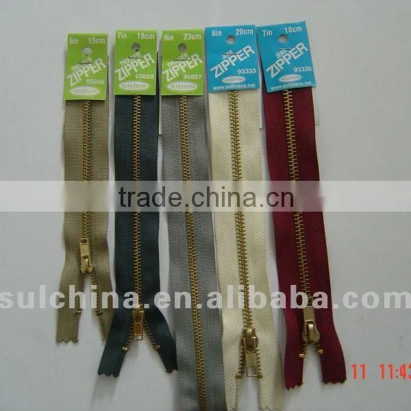 Zipper/Jean Zipper/copper Zipper