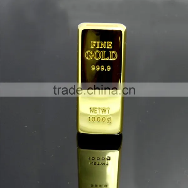 Gold Bullion Usb Flash Drive/Metal Usb, Usb Memory,capacity 2GB 4GB 8GB16GB 32GB 64GB