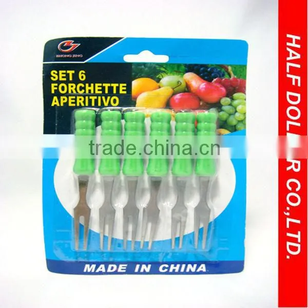 Plastic BBQ corn fork/ corn skewers