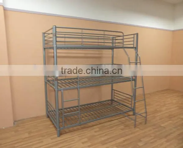 3 Person Bunk Bed,Bunk Bed for Three Persons,Triple Bunk Bed Used in Dormitory Apartment Bed photo-2