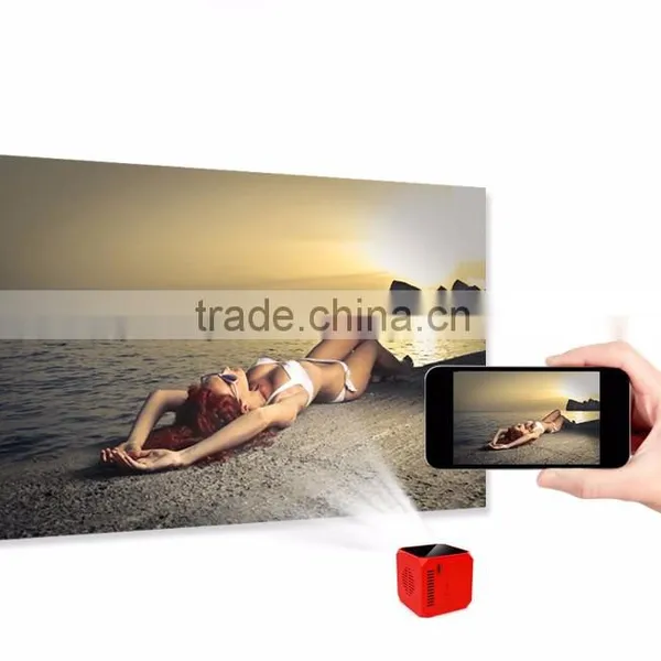 Protable 50 Lumens Digital DLP RGB LED With HDMI Cable Mini Projector photo-4