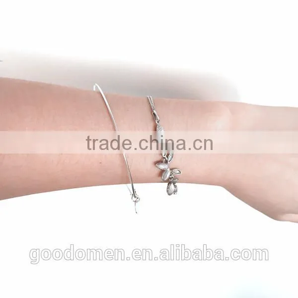 High Quality Fashion 18k Gold Color Metal Bracelet photo-3
