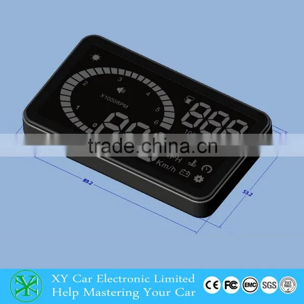 Show Rpm Speed Overspeed Warning Hud Head up Display, Head up Display Speed Display XY-HUD206 photo-4