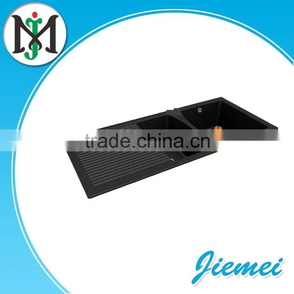 Chinese Manufacturer Best Quality Double Bowl Quartz Stone Sink With the Best Selling photo-3