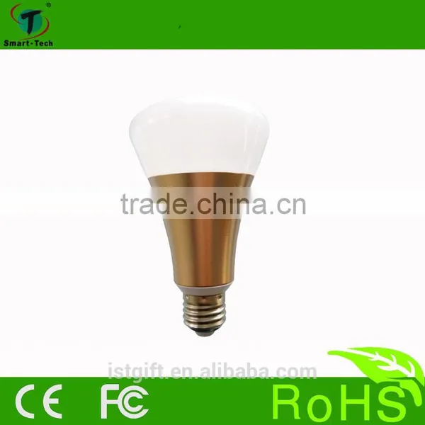 LED Light E26 / E27 9W RGBW Full Color Change Bulb With RF Remote Control photo-3