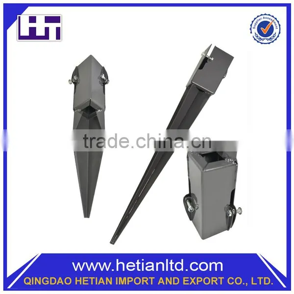 3" x 3" 75 x 75 x 750 mm Fence Post Spike Like Metpost Met Post photo-4