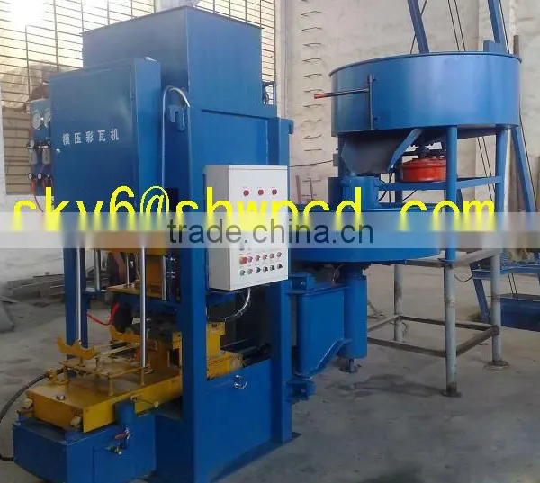 Hydraulic color tile making machine and brick making machine2078