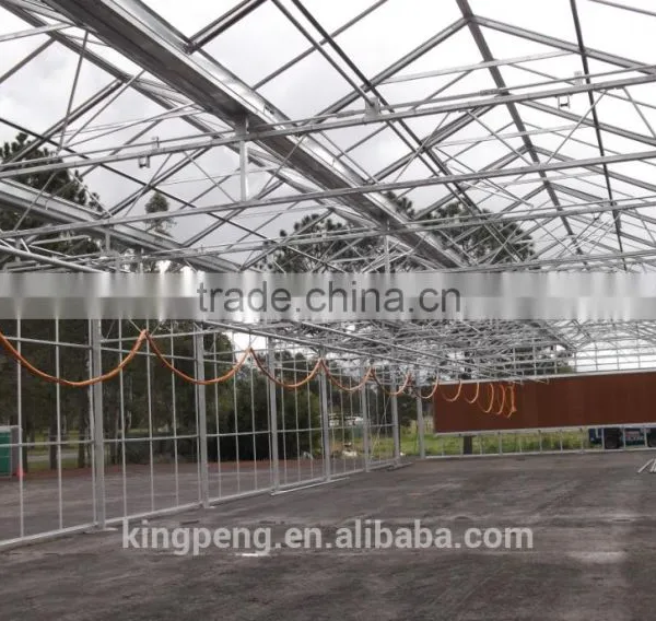 Galvanized Steel Structure pc Sheet Cover Used Commercial Greenhouses photo-2