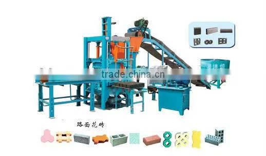 High Quality QT3-35 Full-automatic Hydraulic Cement Burning-free Block Machine Principle