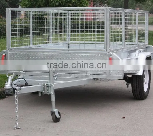 Professional Manufactural Fully Welded Cage Trailer With Ramp (8x5'/ADR/Hot Dip Gal) 2016 photo-5