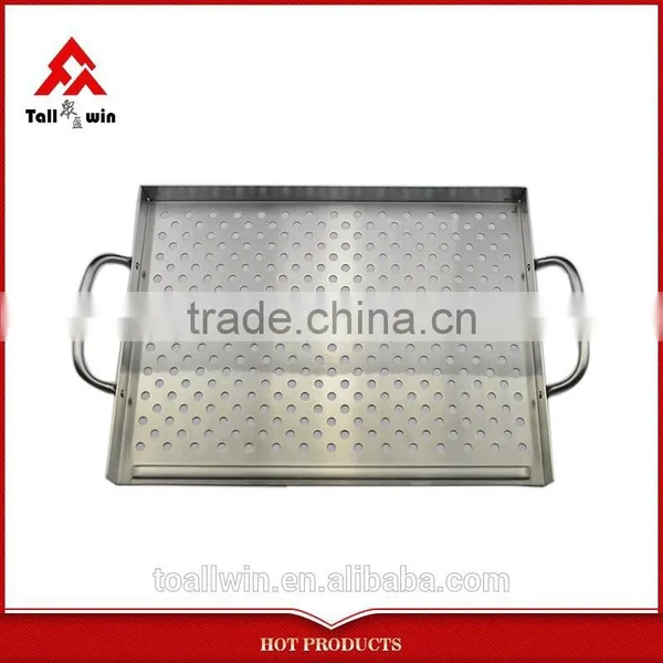 Colorful Coating BBQ Accessorices Non-stick Steel Bbq Grill Basket photo-4
