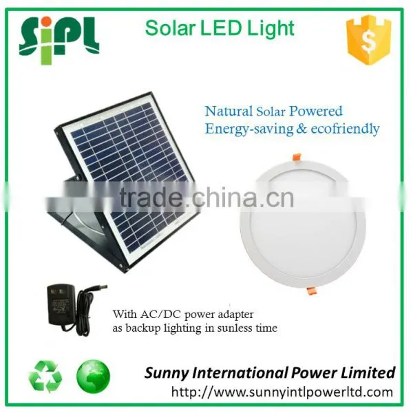 Radar Motion Sensor Included 15 Watt Solar Panel Powered Day & Night LED Downlight photo-2