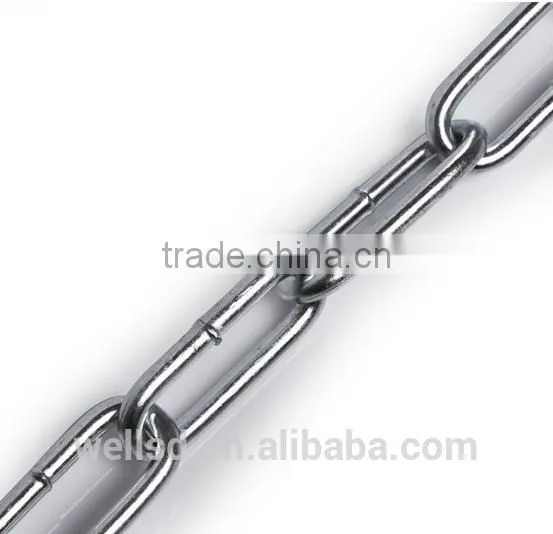 Linyi Factory Zinc Plated Hardware Welded DIN763 Link Chain photo-2