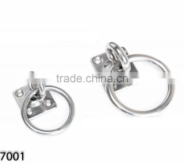 Welded Ss304 Stainless Steel Sus316 Lifting Pad Eye Plate Door Hardware photo-6