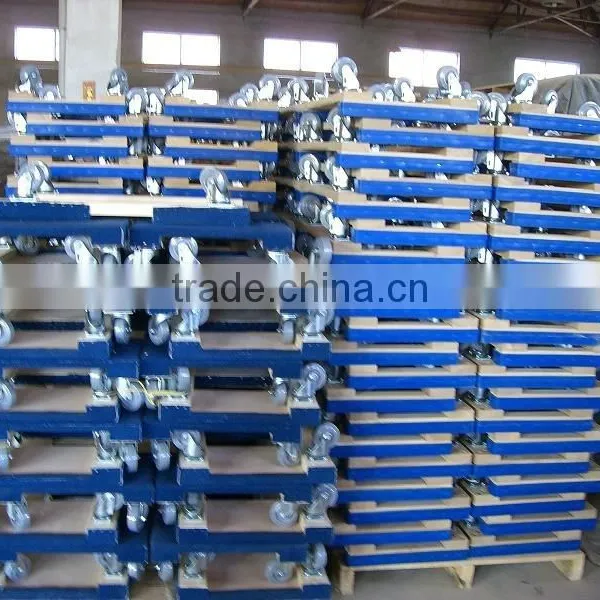 Panel Cart With Solid Deck Covering With Carpet and Uprights photo-3