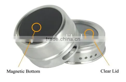 Metal Magnetic Multi-Purpose Condiment Storage Tins photo-4