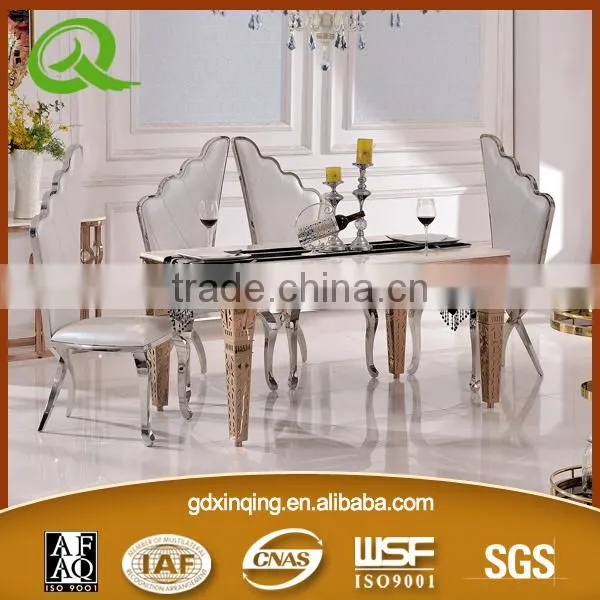 TH721 Low Price Tempered Glass Top Restaurant Tables and Chairs photo-5