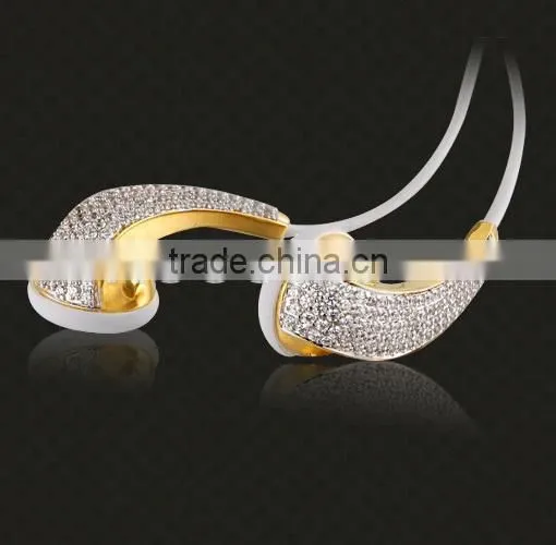 For Iphone5/6/6s/plus In-ear Earphone, Luxury Earphone With Crystal for Music,luxury Earphone photo-2