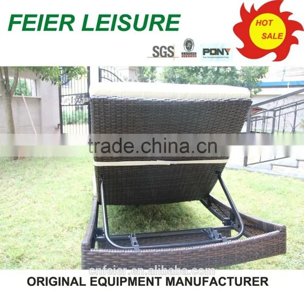 Portable kd Aluminium Sun Lounger With Hot Market photo-6