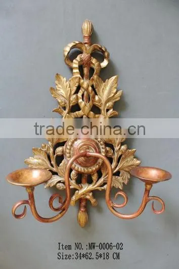 China Wholesales High Quality Wall Mounted Iron Candle Holders photo-3