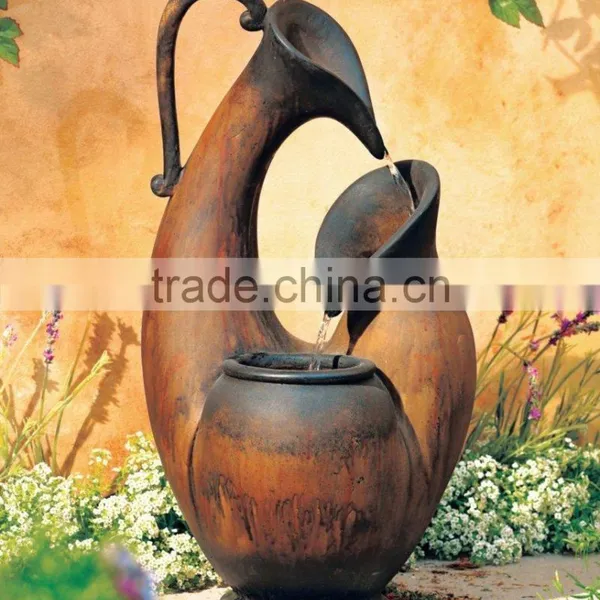 Weathered Jug Tabletop Water Fountain photo-4