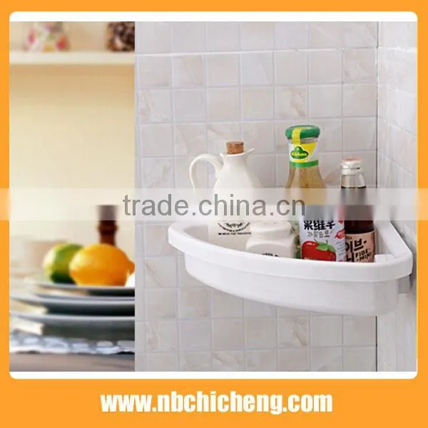 2016 Triangle Corner Storage Rack Plastic Unique Plastic Bath Corner Holder photo-2