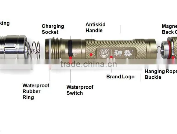 Outdoor Emergency Flashlight ,tactical LED Torch , Self Defence Flashlight photo-3