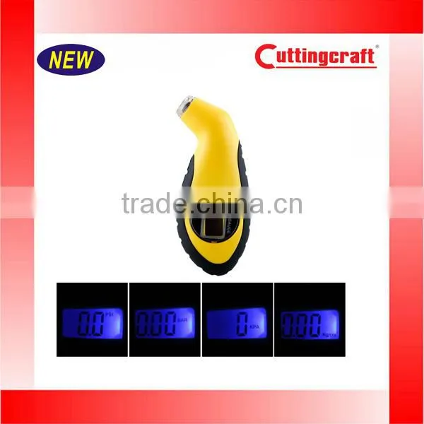 Car Auto Motorcycle Digital Tire Tyre Air Pressure Gauge Tester PSI PSI Kpa photo-2