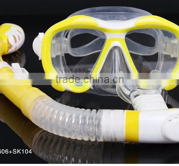 Hot CE Approval 2016 Hot Sale Water Sports Training Snorkeling Equipment Anti-Fog Silicone Scuba Diving Mask Snorke photo-2